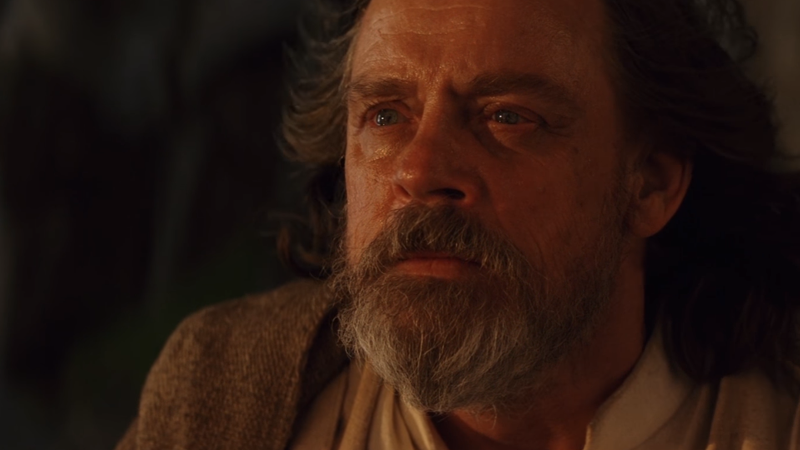 The final moments of Luke Skywalker, Jedi Master.